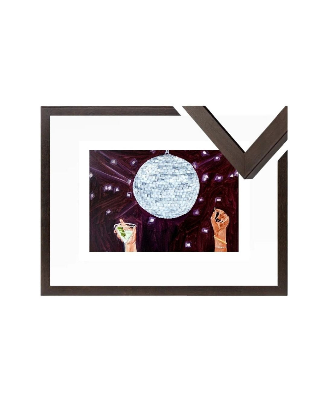 La disco ball Fine Art Print