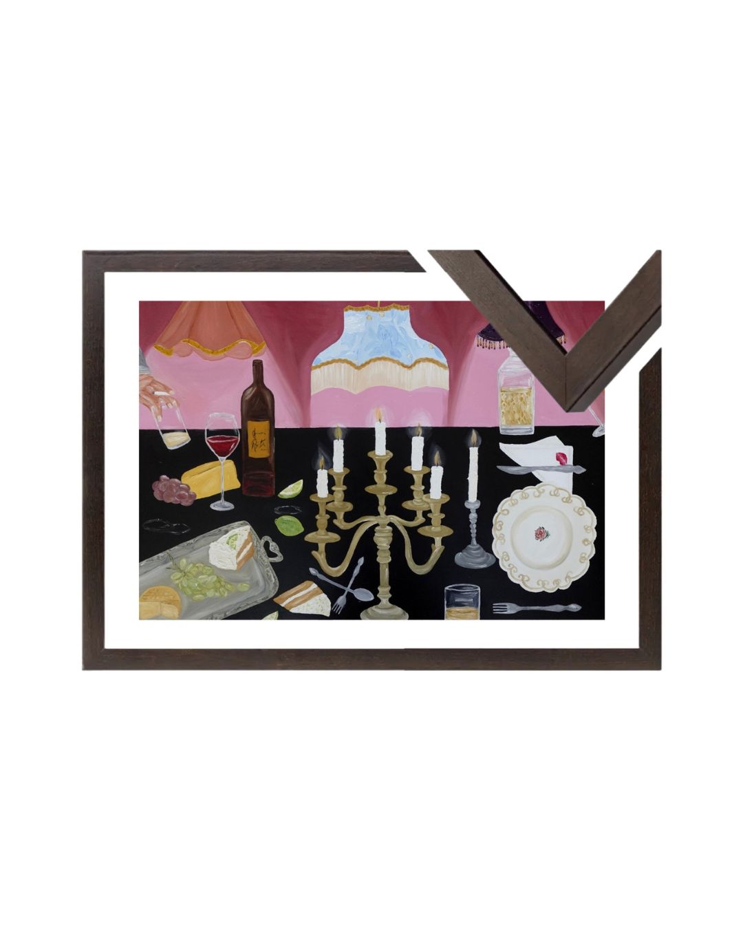 The joy of hosting Fine Art Print