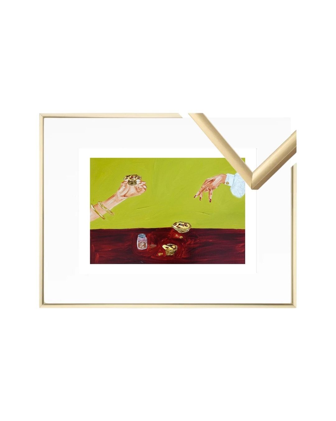 Sharing pastéis de nata Fine Art Print