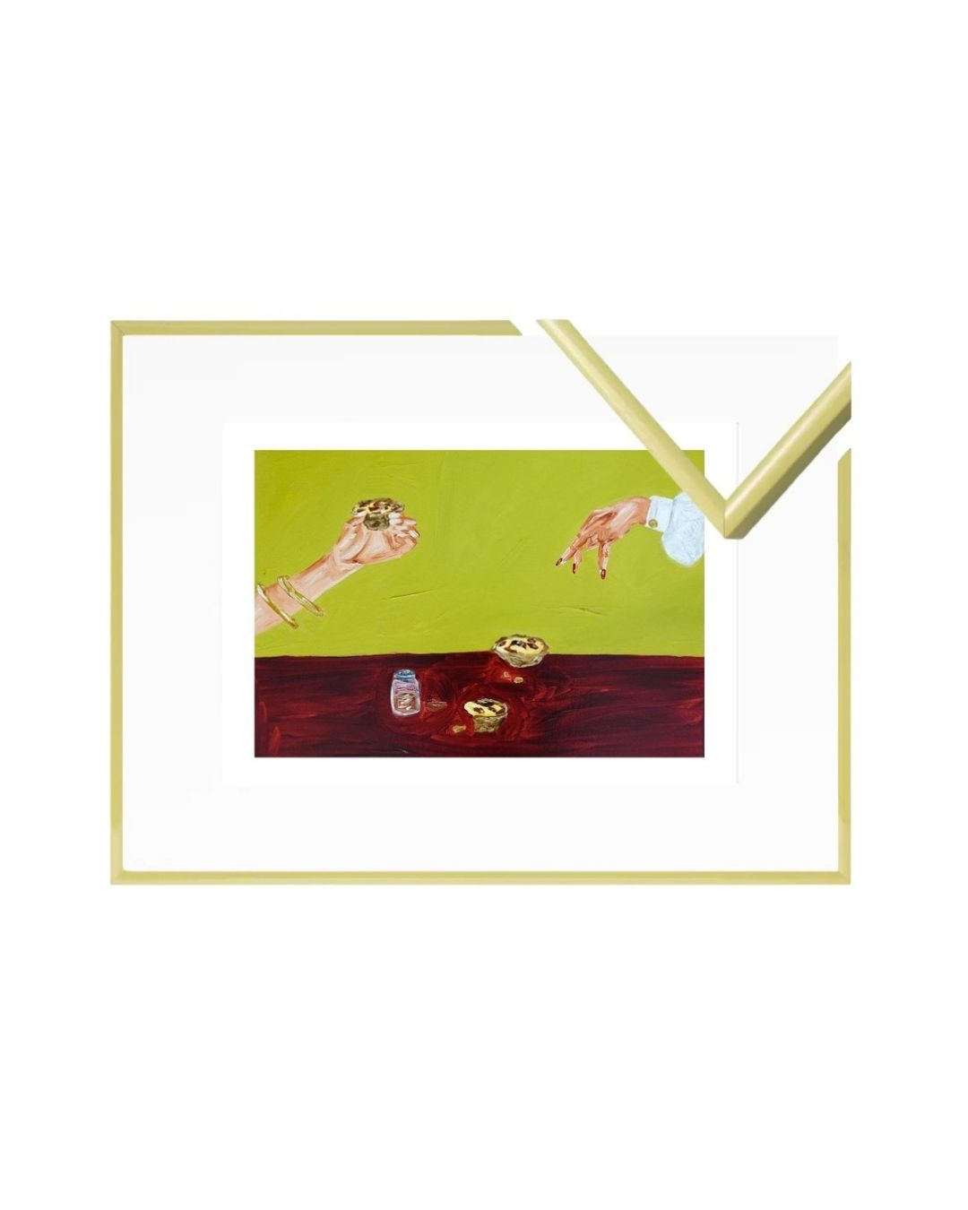 Sharing pastéis de nata Fine Art Print