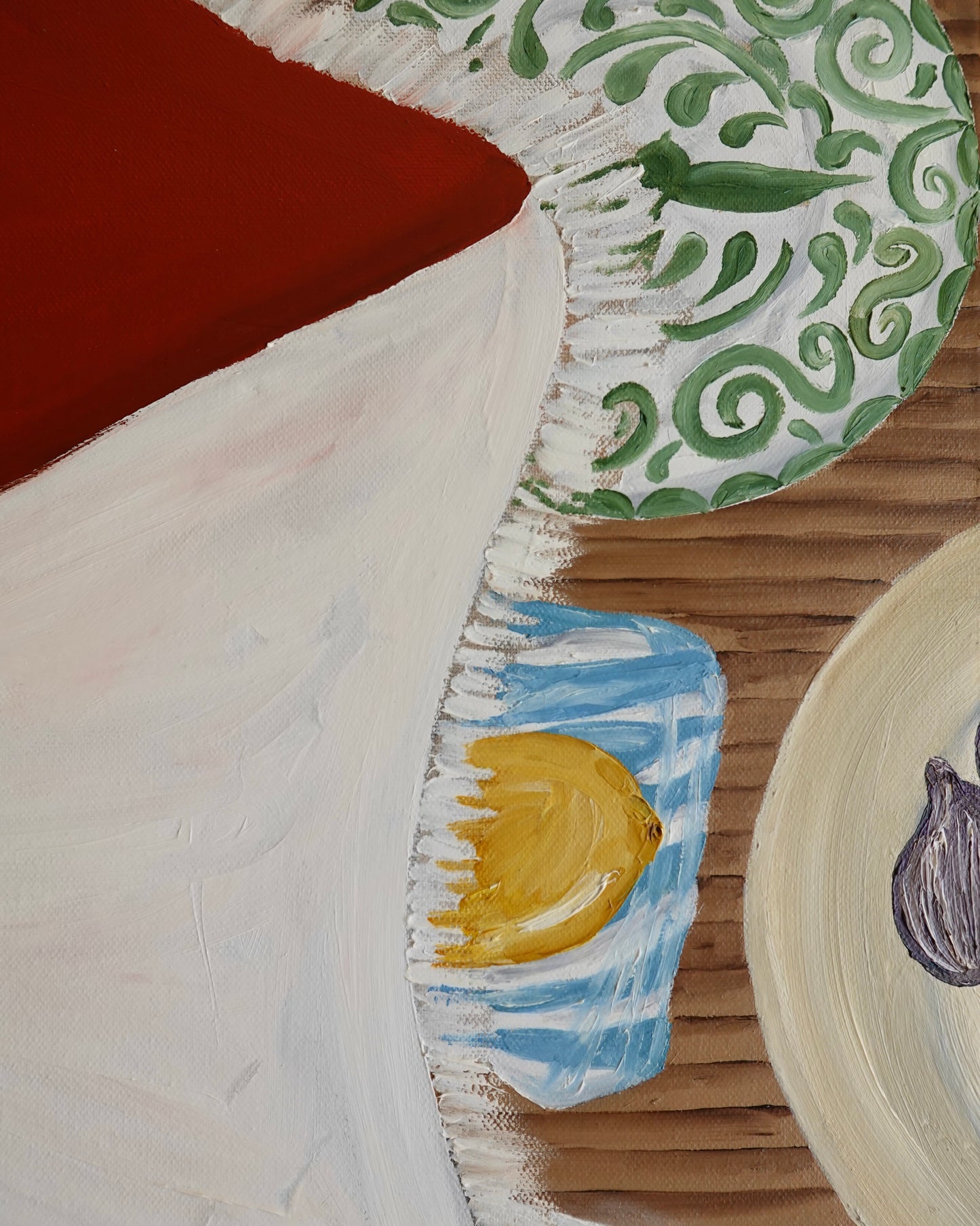 Lá fora I Painting