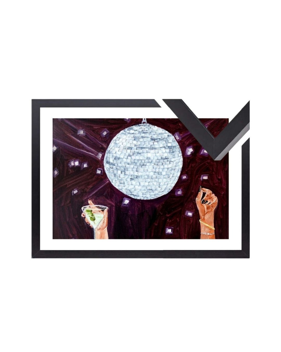 La disco ball Fine Art Print