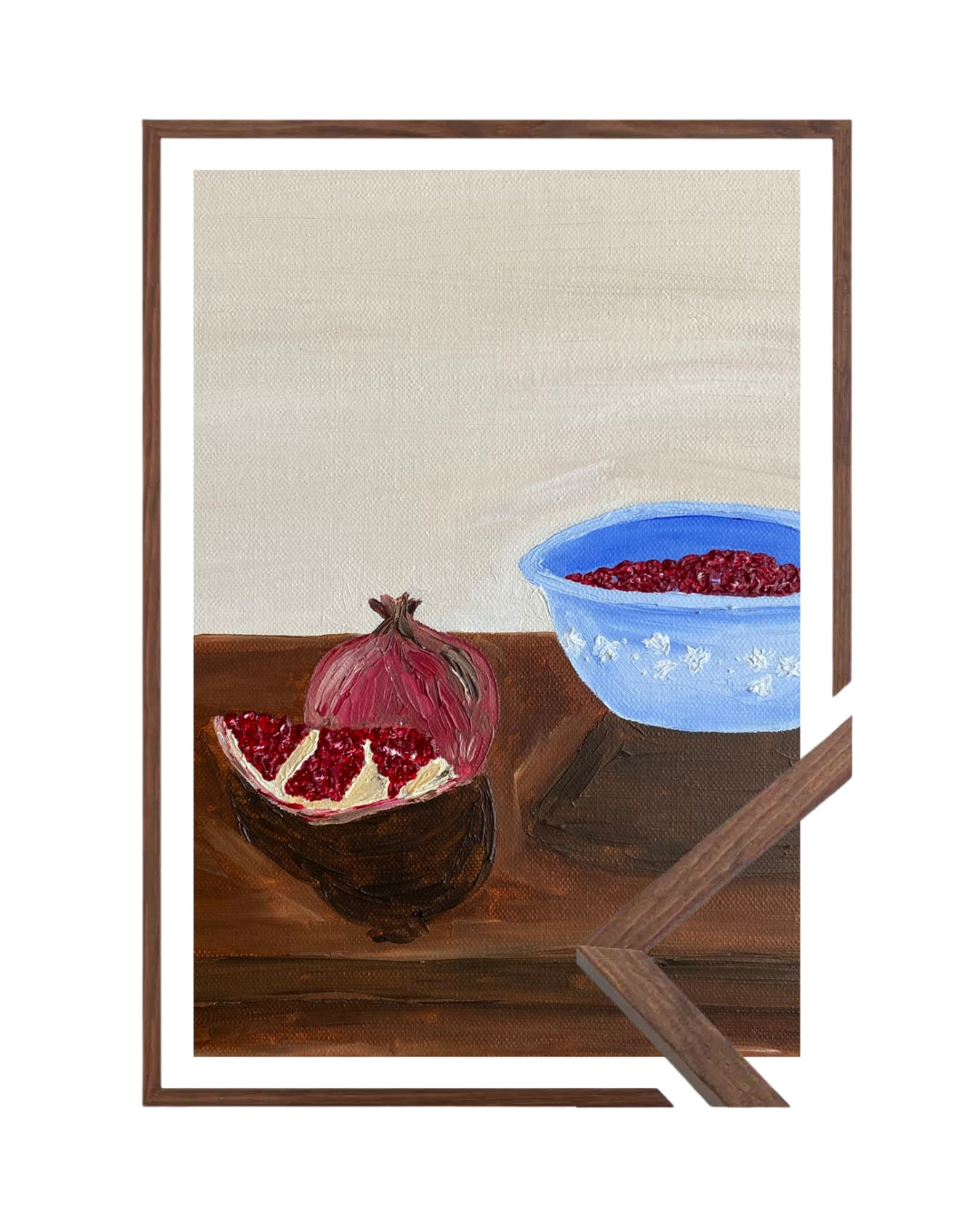 Romã descascada Fine Art Print