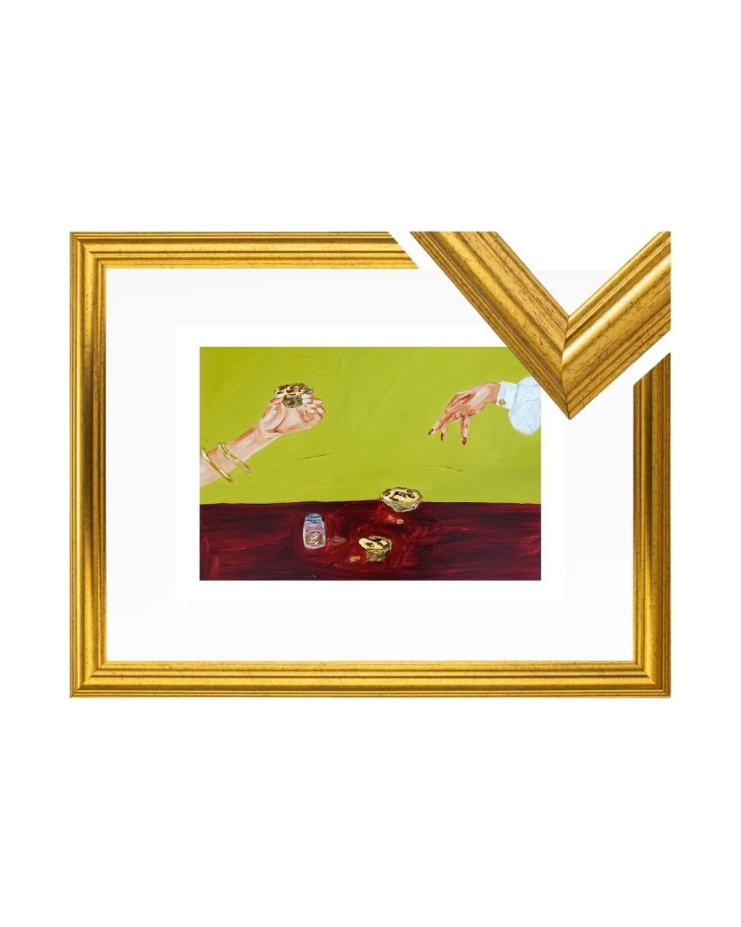 Sharing pastéis de nata Fine Art Print