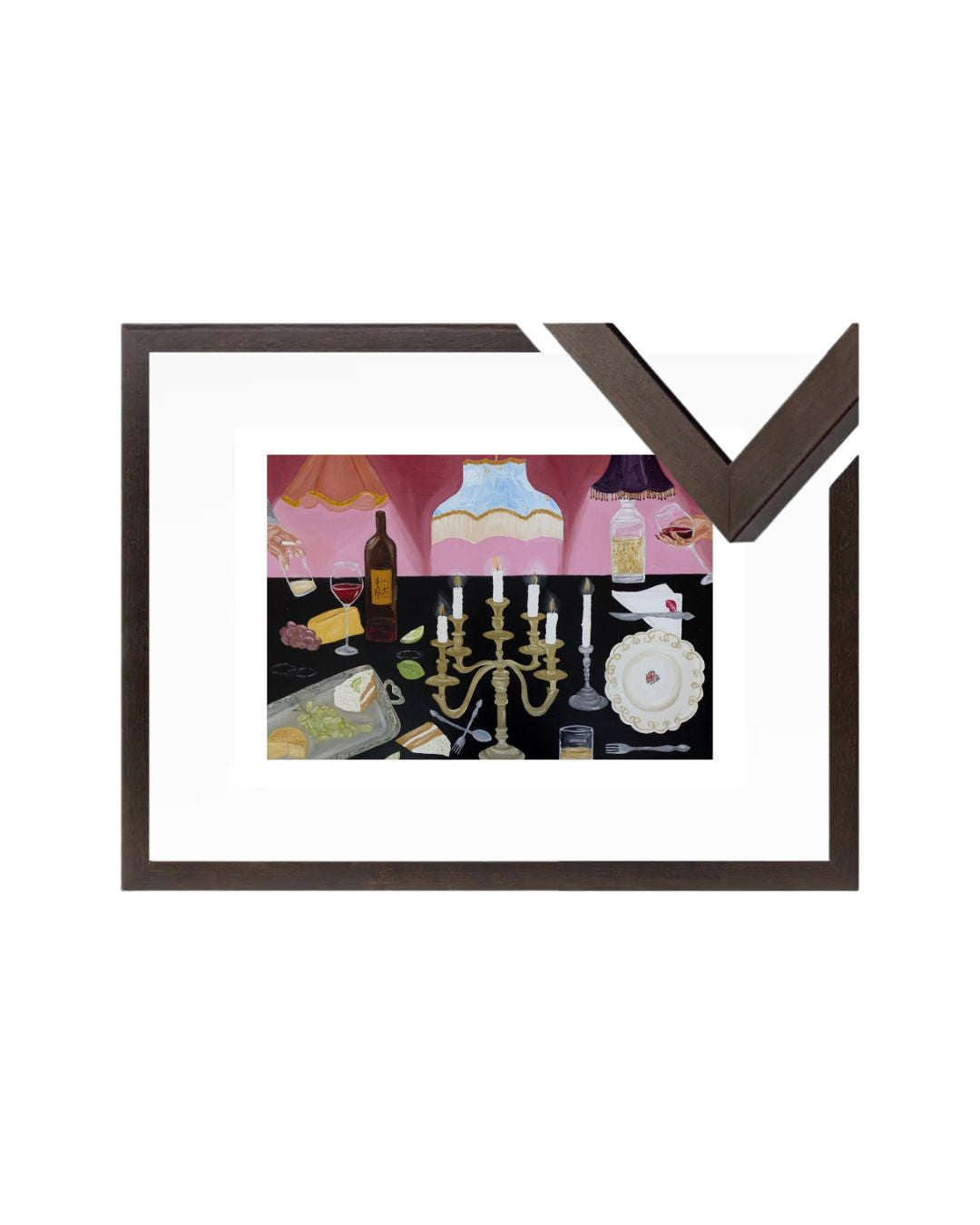 The joy of hosting Fine Art Print