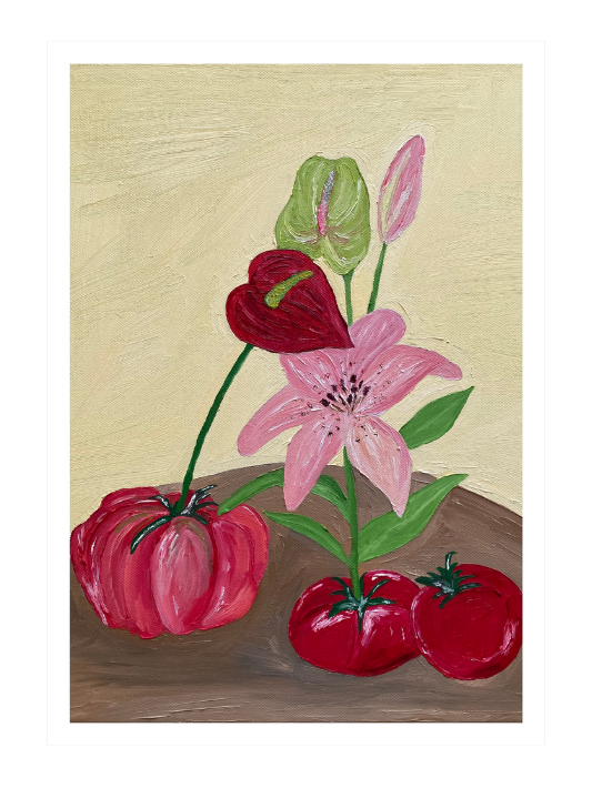 Mesa do jardim Fine Art Print