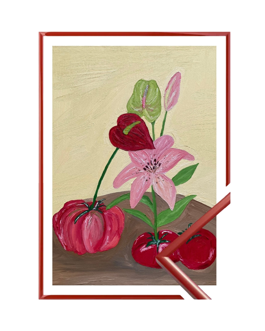 Mesa do jardim Fine Art Print