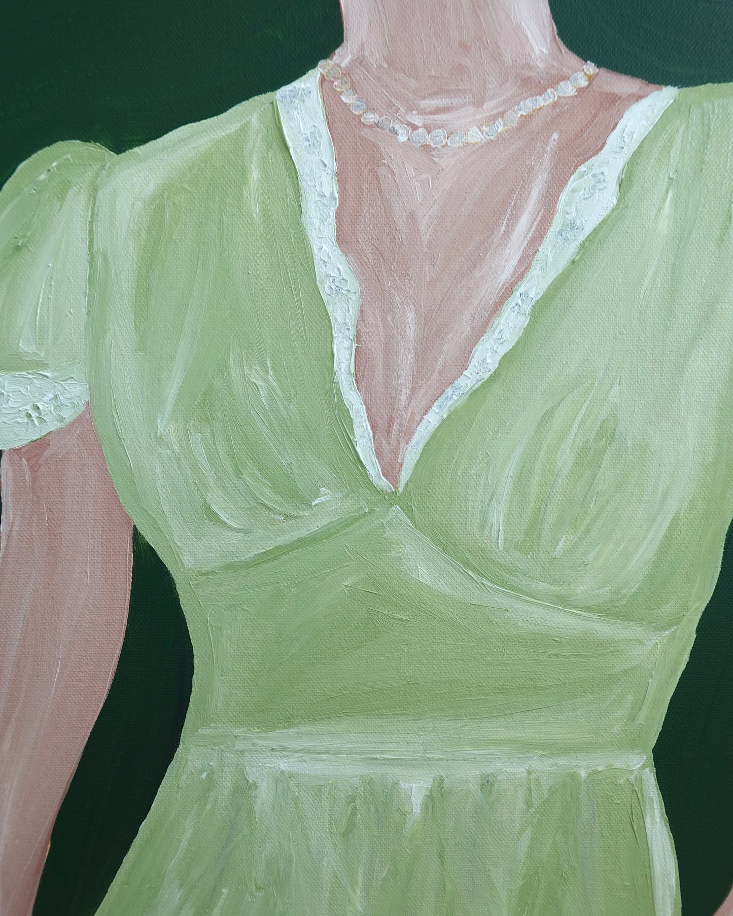 Vestida de primavera Painting