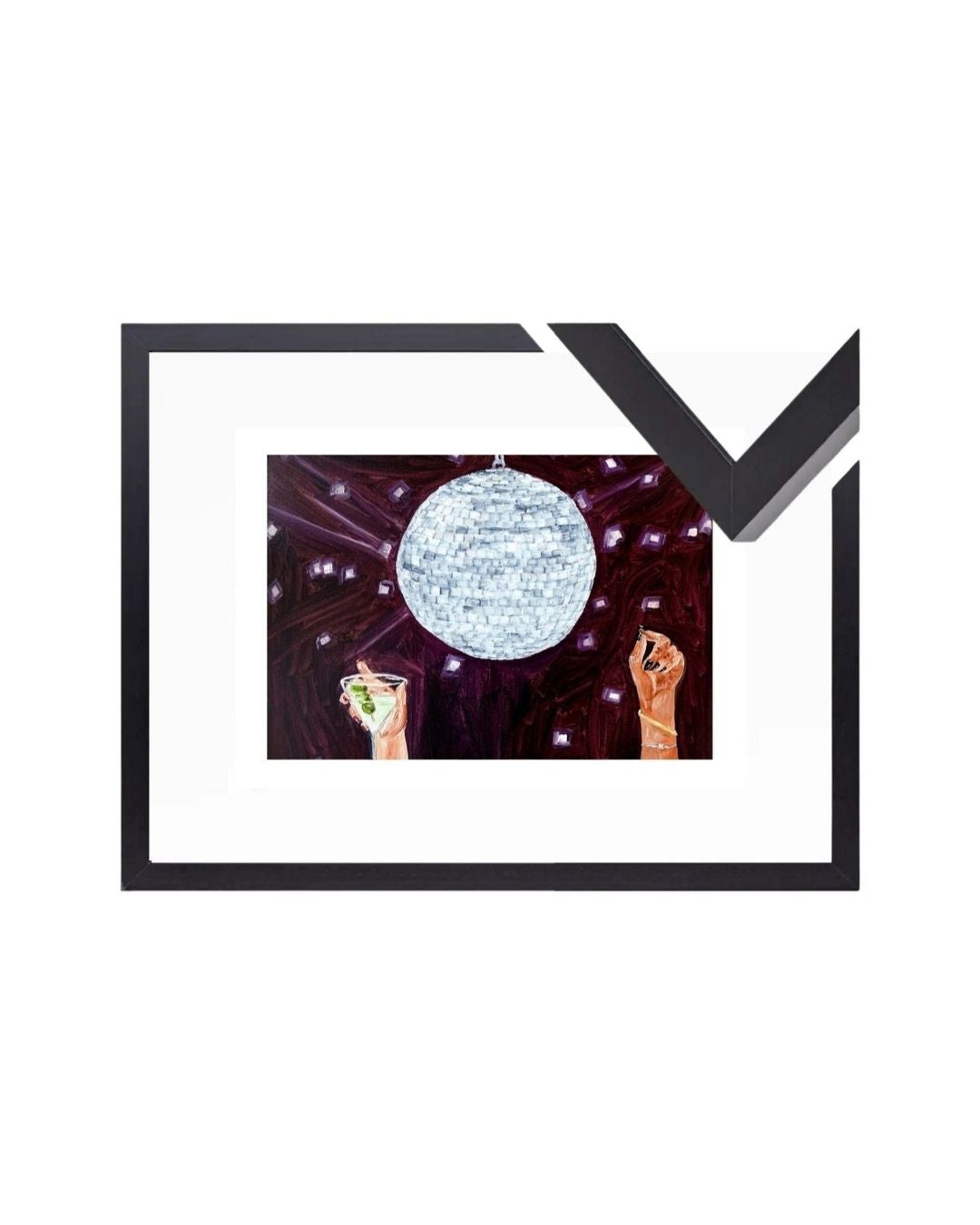 La disco ball Fine Art Print