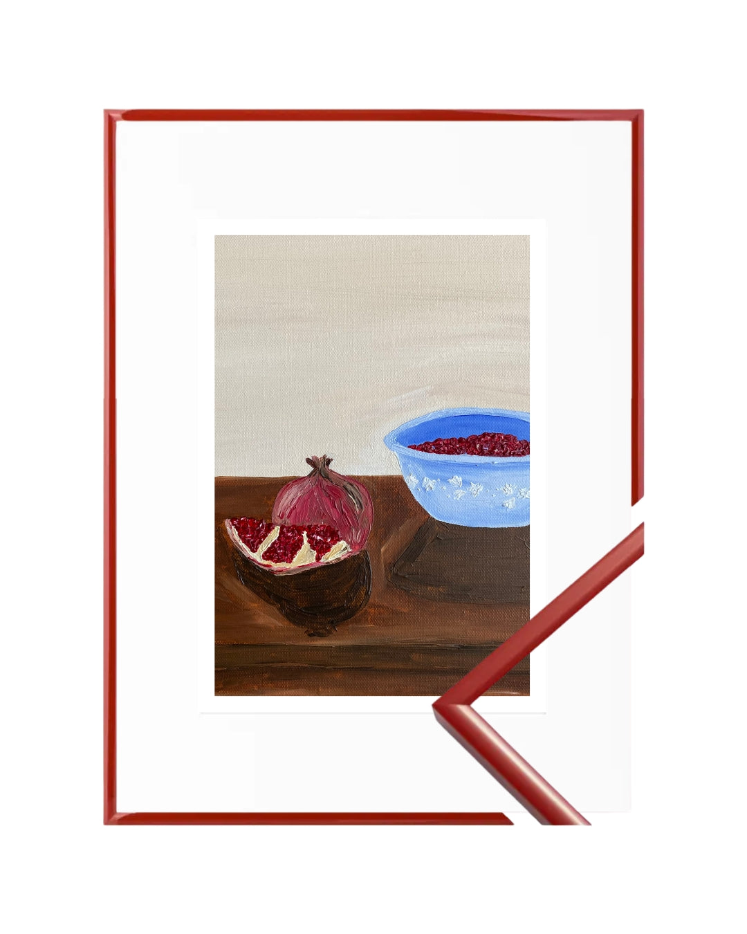 Romã descascada Fine Art Print