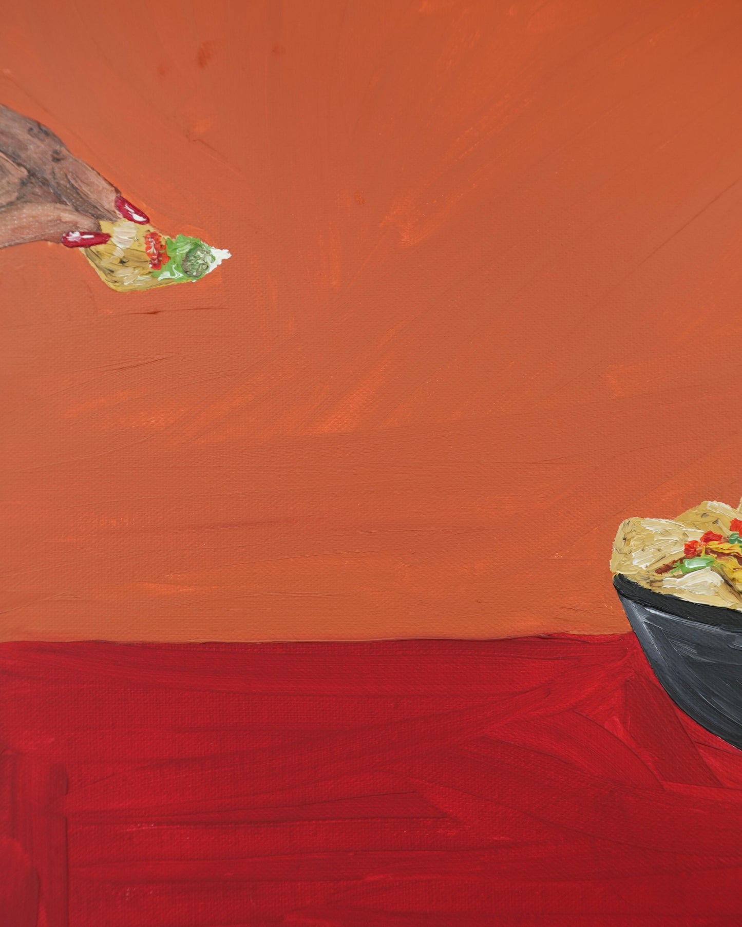Sharing nachos and margaritas Painting