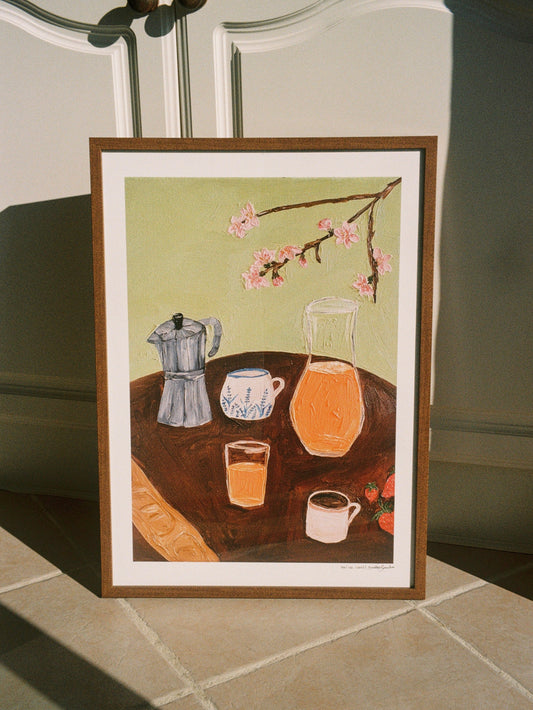 Pequeno-almoço tardio Fine Art Print