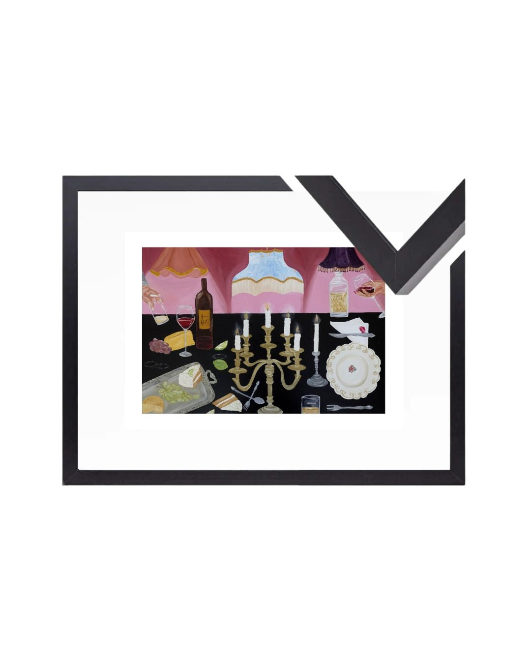 The joy of hosting Fine Art Print