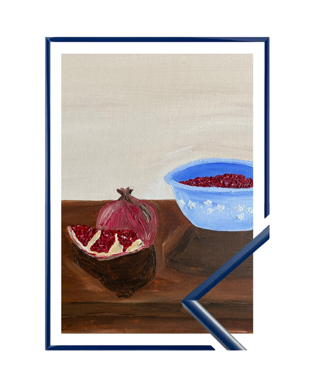 Romã descascada Fine Art Print