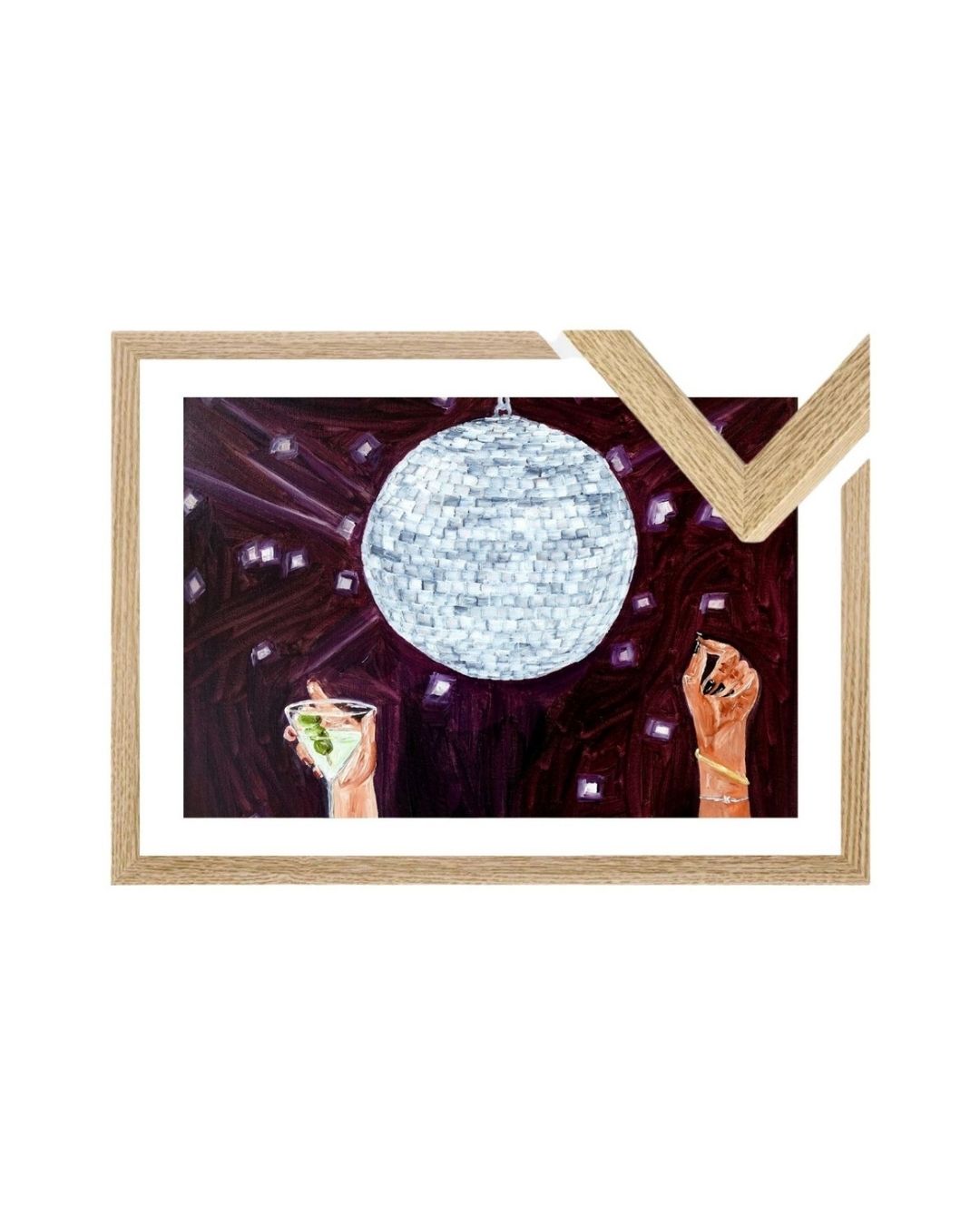 La disco ball Fine Art Print