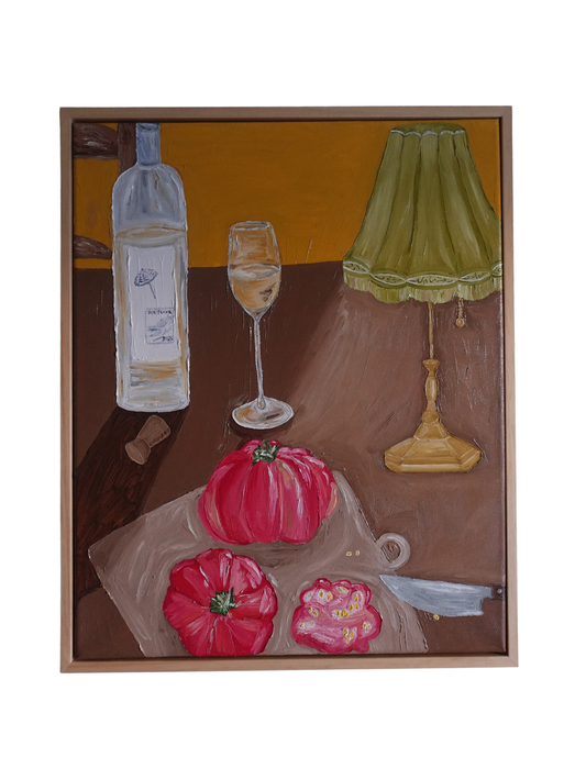 Juntos à roda da mesa IV Painting