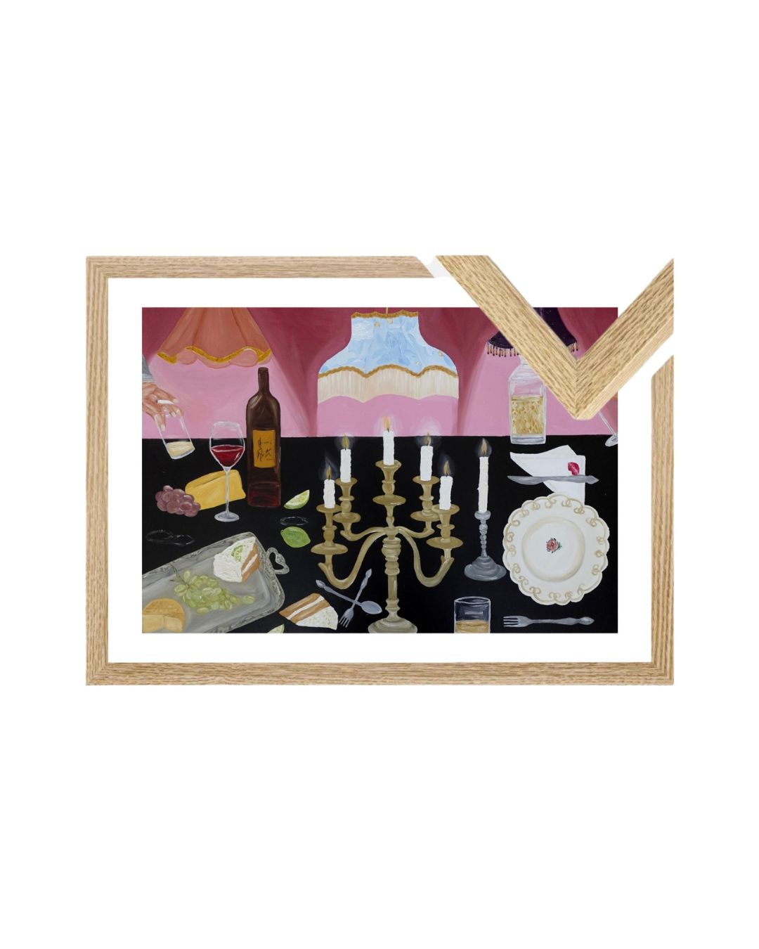 The joy of hosting Fine Art Print