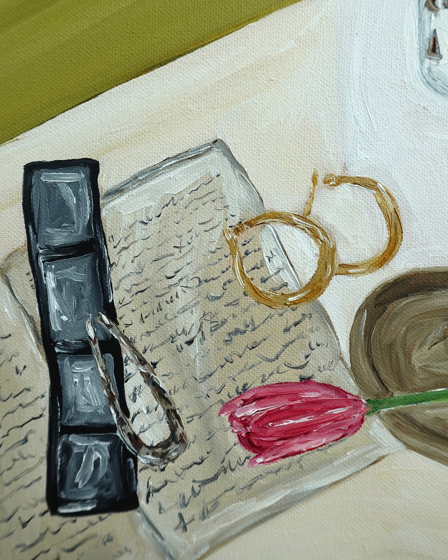 Her bedside Painting