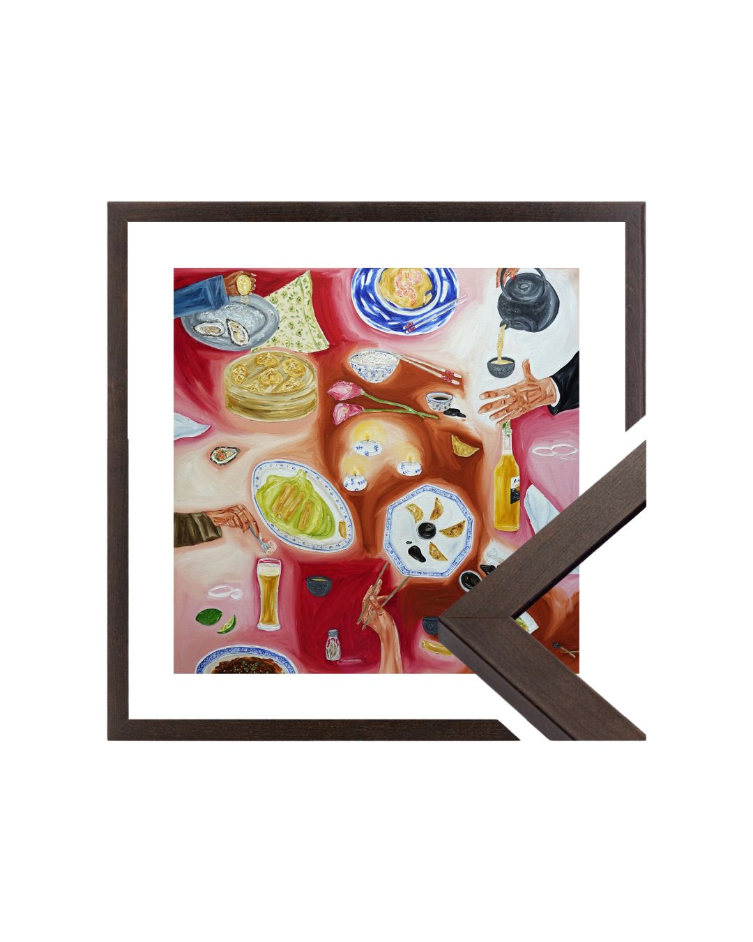 Sharing a meal Fine Art Print