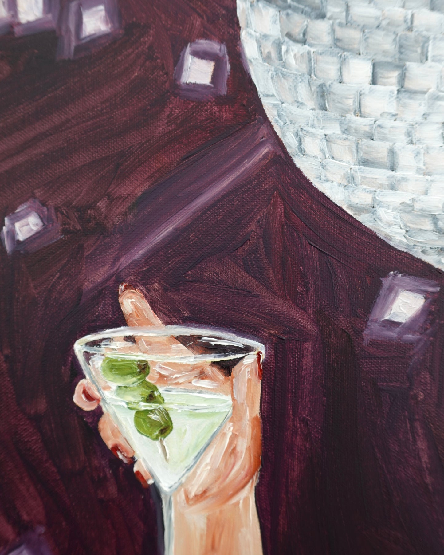 La disco ball Painting