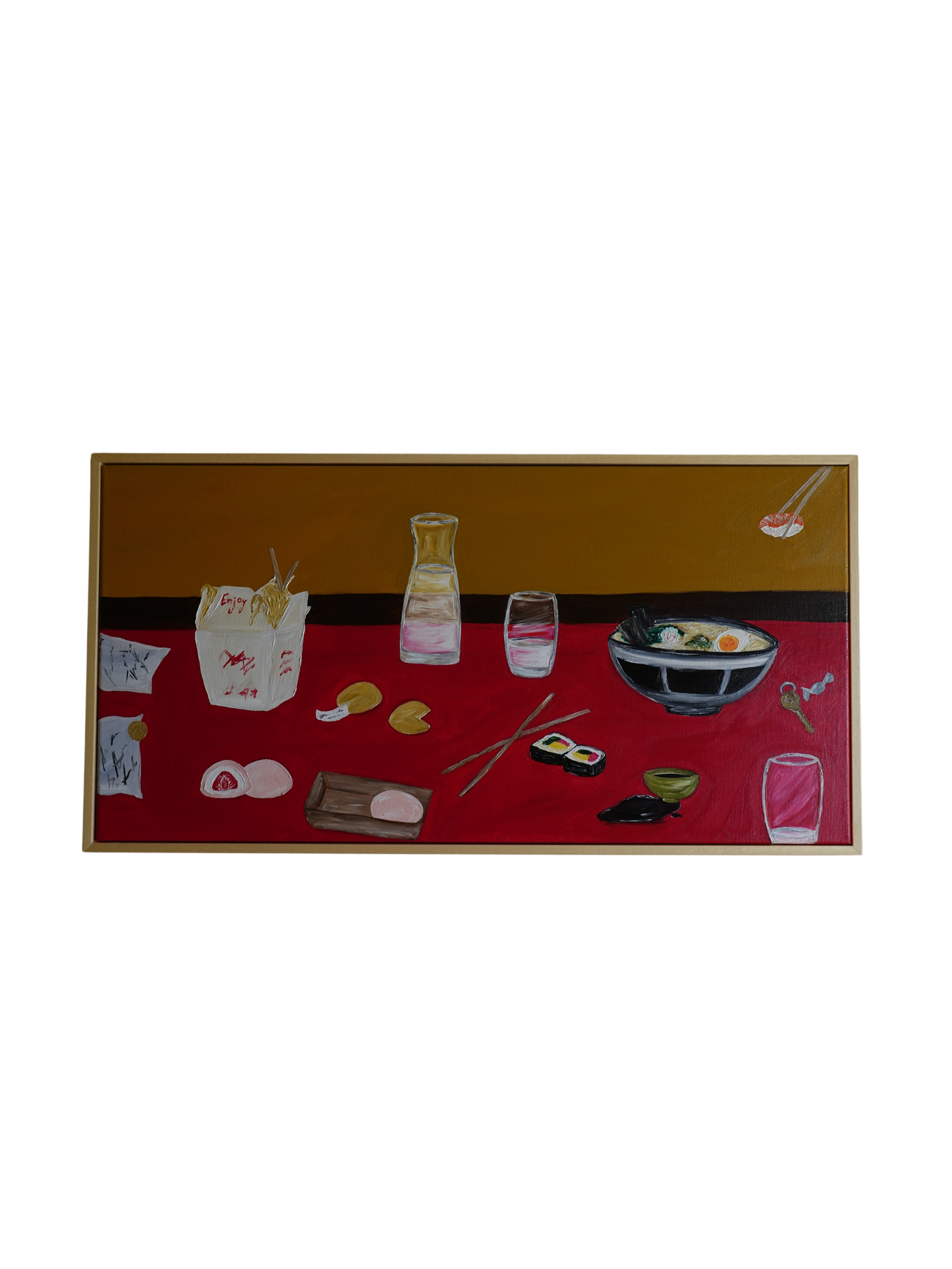 Take out and movies Painting