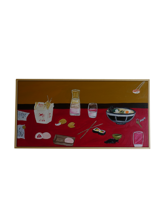 Take out and movies Painting